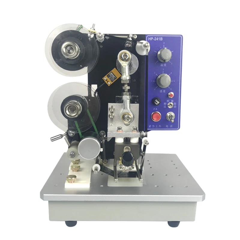 Commercial Ribbon Printing Machine - เครื่องพิมพ์วันที่แบบริบบอน HP-241B - เครื่องพิมพ์รหัสวันหมดอายุแบบริบบอน