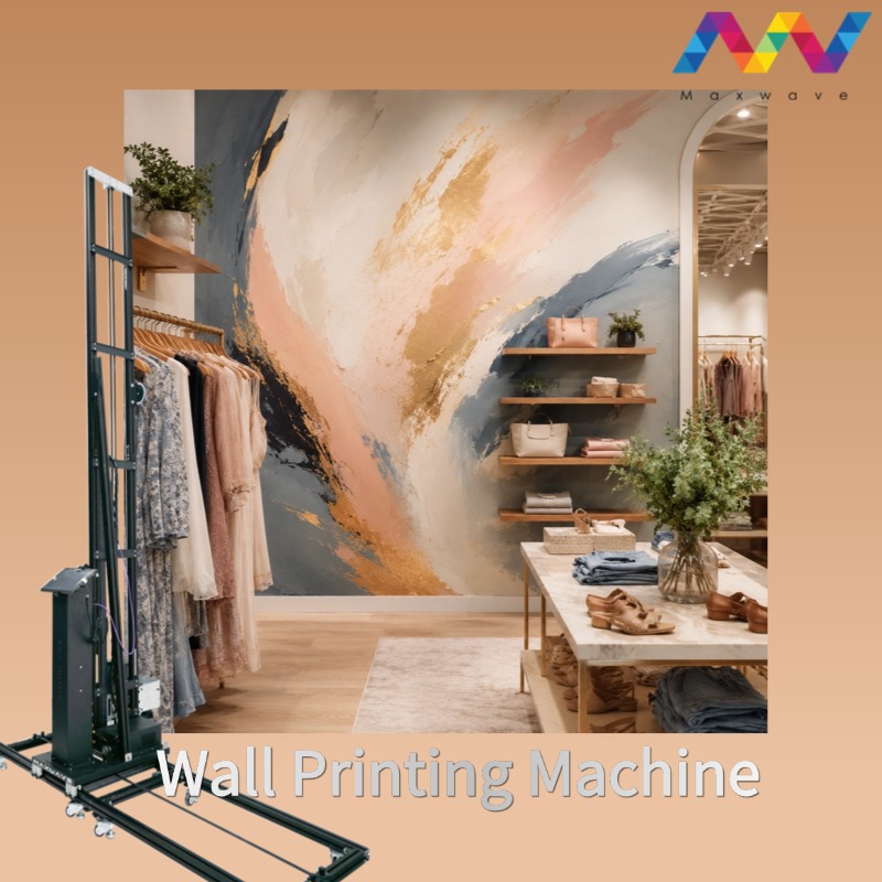 Commercial Uv Printing Machine - เครื่องพิมพ์ผนังแบบพกพา 5 หัวพิมพ์ 2880DPI เครื่องพิมพ์ UV