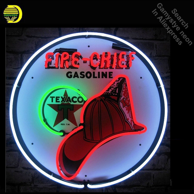 Commercial Printing Icon - ป้ายไฟนีออนสำหรับ Texac Fire Chie ป้ายไฟนีออนลายดาว งานแฮนด์เมด
