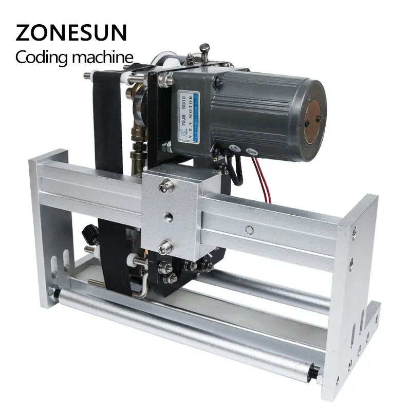 Commercial Ribbon Printing Machine - เครื่องพิมพ์ฉลากวันหมดอายุแบบริบบอนร้อน ZONESUN สำหรับเครื่องติดฉลาก LT-50