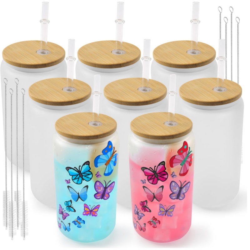Sublimation Mug Blank - แก้วน้ำ HTVRONT 8-24 ชิ้น แบบฝ้า สำหรับงานซับลิเมชั่น