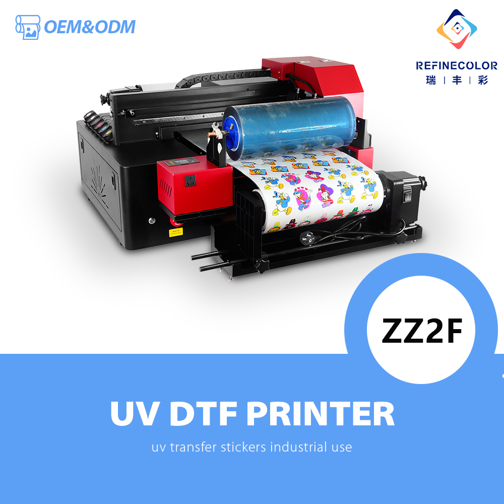 Commercial Dtf Printing - เครื่องพิมพ์ Refinecolor A3+ สำหรับงานอุตสาหกรรม UV DTF