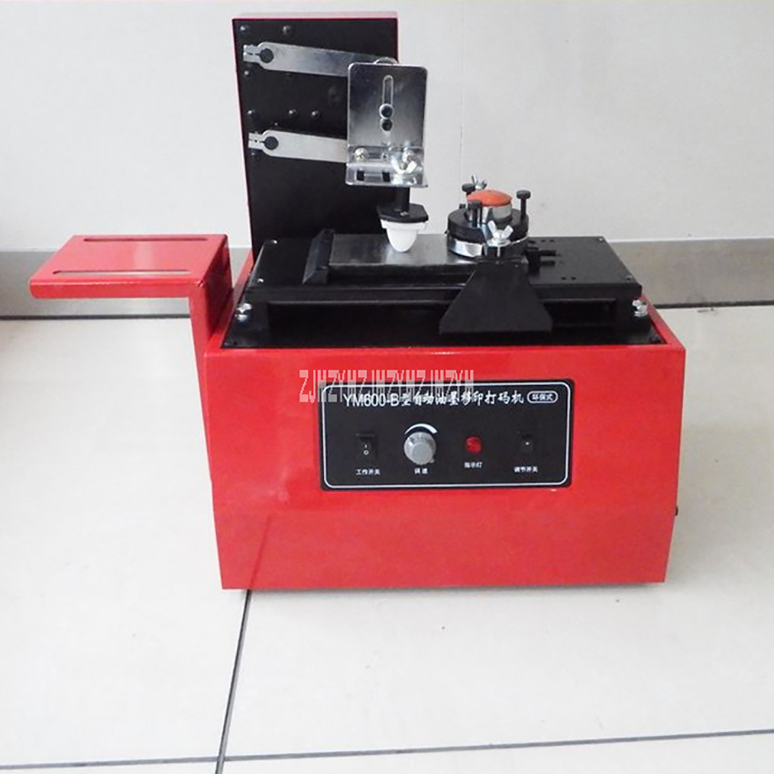 Commercial Printing Types - YM-600Bไฟฟ้าเครื่องพิมพ์Padป้องกันสิ่งแวดล้อมประเภทเครื่องพิมพ์หมึกPadพิมพ์สำหรับพิมพ์วันที่ผลิต