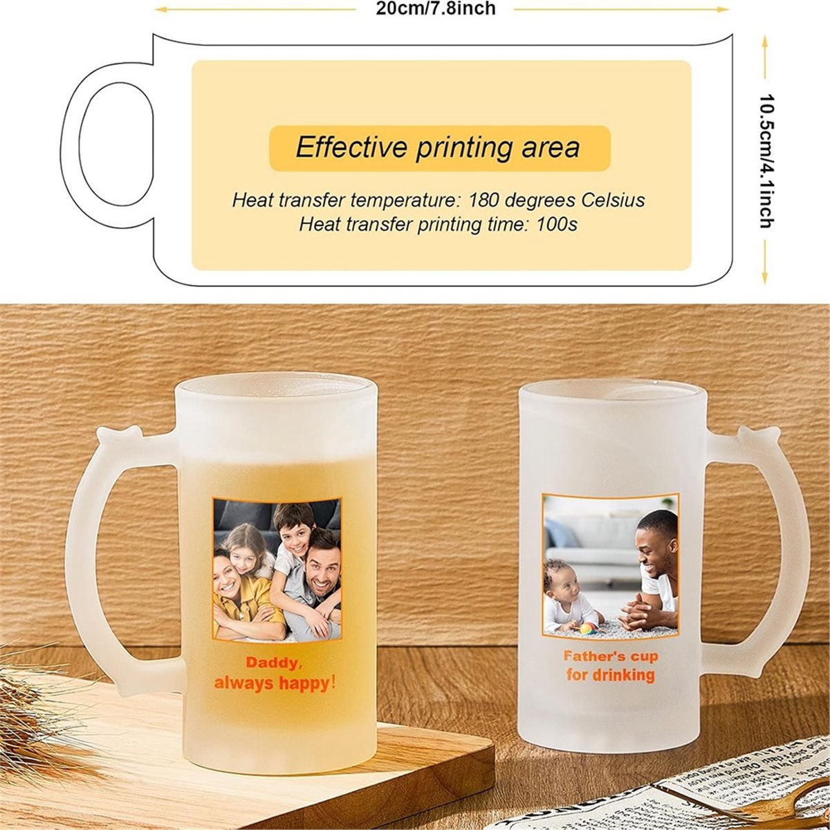 แก้วเบียร์เปล่าสำหรับพิมพ์ลายแ - Sublimation Mug Blank บทวิจารณ์และราคา