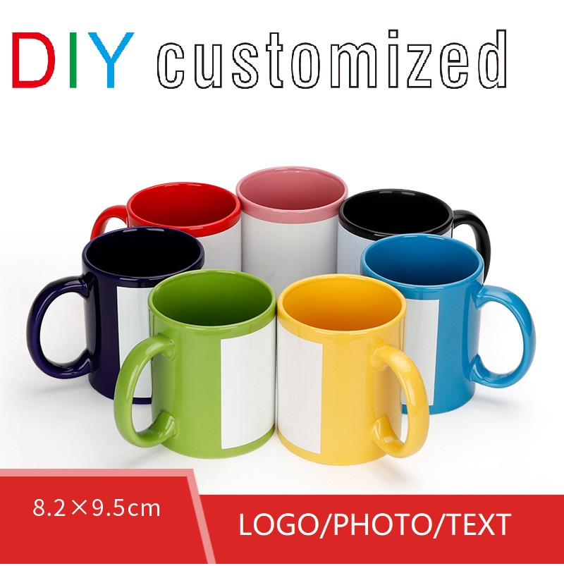ถ้วยสีดํา DIY โลโก้เซรามิค 350 - Sublimation Mug Blank บทวิจารณ์และราคา