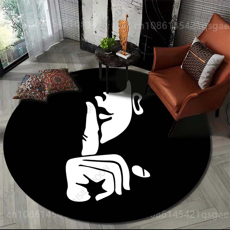 พรมทรงกลมพิมพ์ลายไอคอนสัญลักษณ - Commercial Printing Icon บทวิจารณ์และราคา