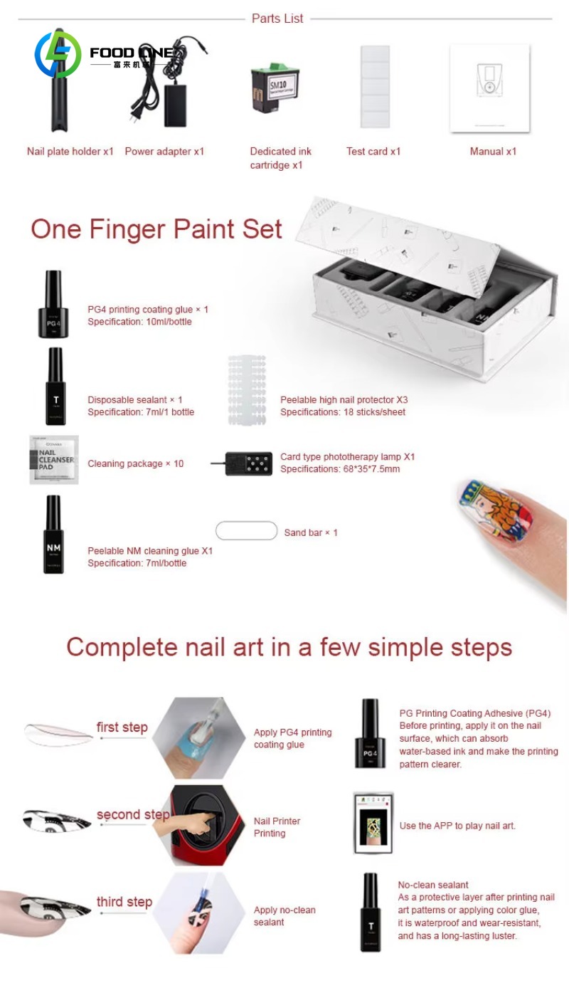 เครื่องพิมพ์ลายเล็บดิจิตอล 3 ม - Commercial Nail Printing Machine บทวิจารณ์และราคา