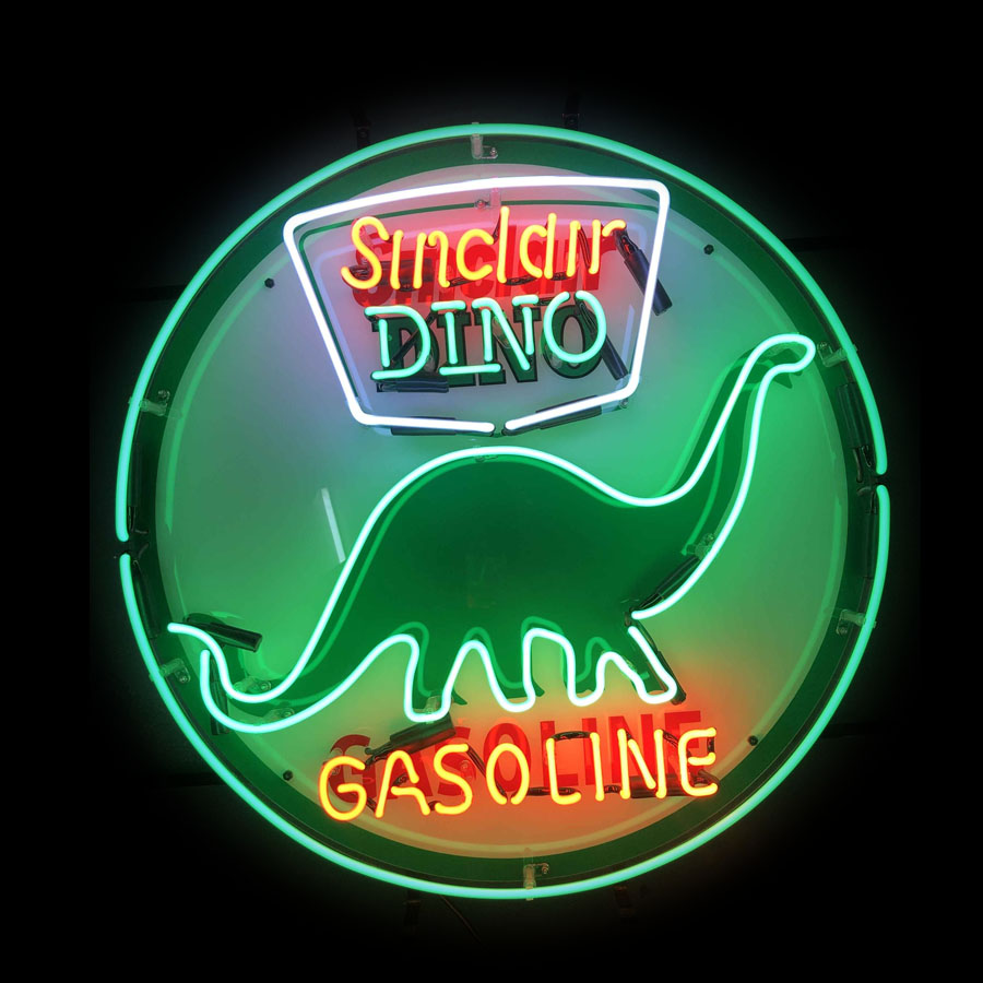 ป้ายไฟนีออน Sinclair Dino Gaso - Commercial Printing Icon บทวิจารณ์และราคา