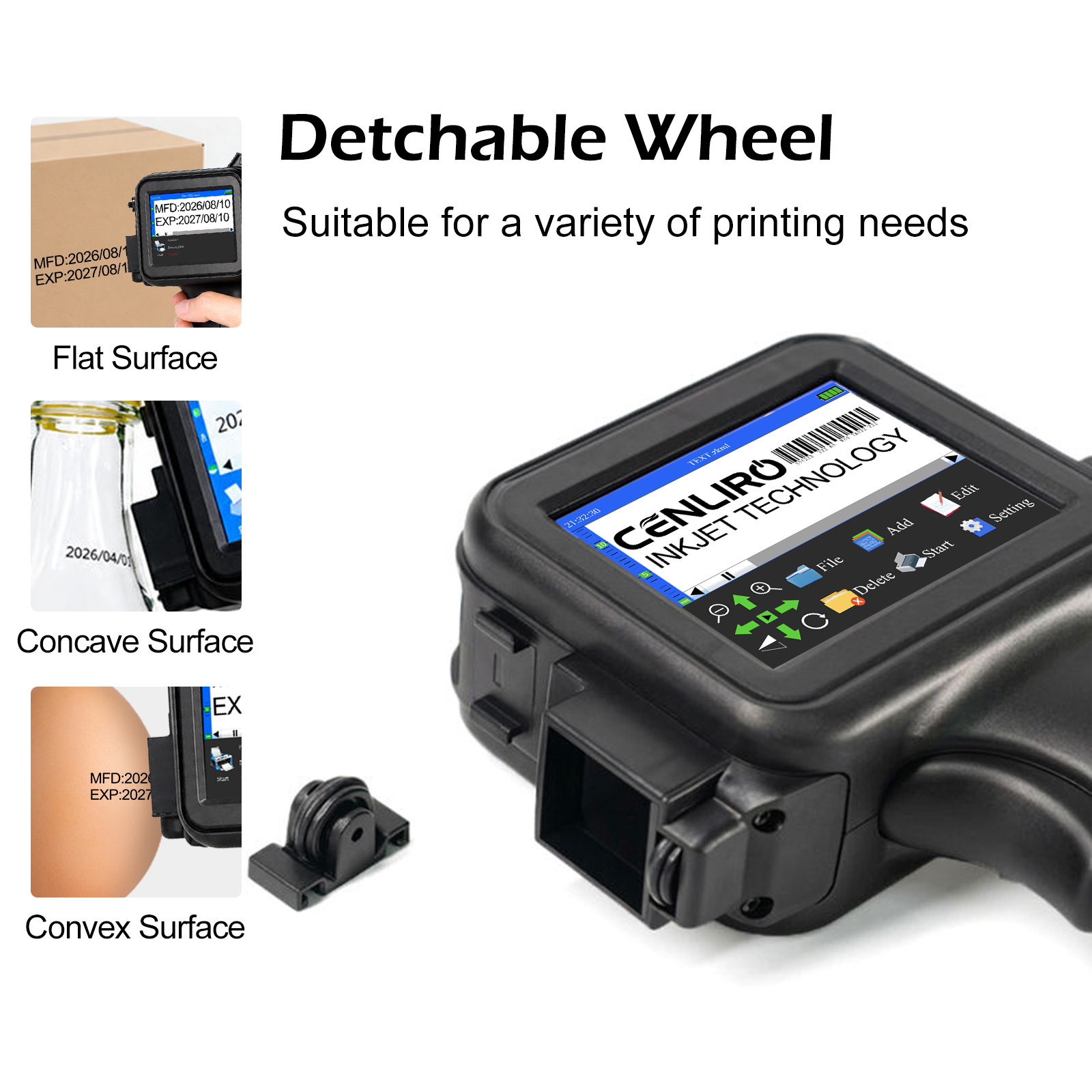 เครื่องพิมพ์อิงค์เจ็ทแบบพกพา C - Commercial Printing Types บทวิจารณ์และราคา
