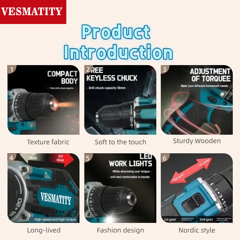 DDF487 สว่านไร้สายแบบไร้แปรงถ่ - Makita Drill Ddf484 บทวิจารณ์และราคา